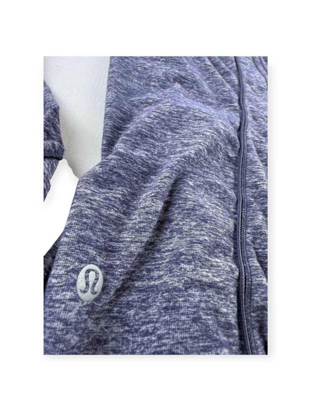 🌟 Lululemon Run Briskly 1/2 Zip - Heathered Cadet Blue - Size 4 🖤