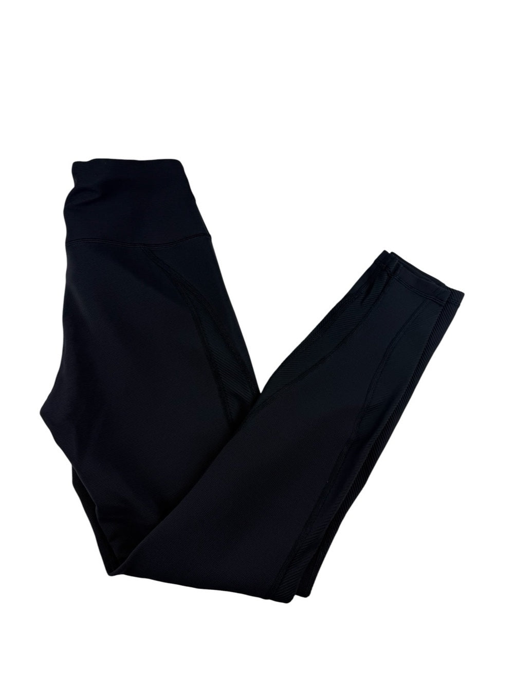 🍋 Lululemon Wunder Under High-Rise Tight *Ribbed 28” - Black - Size 8 🦾