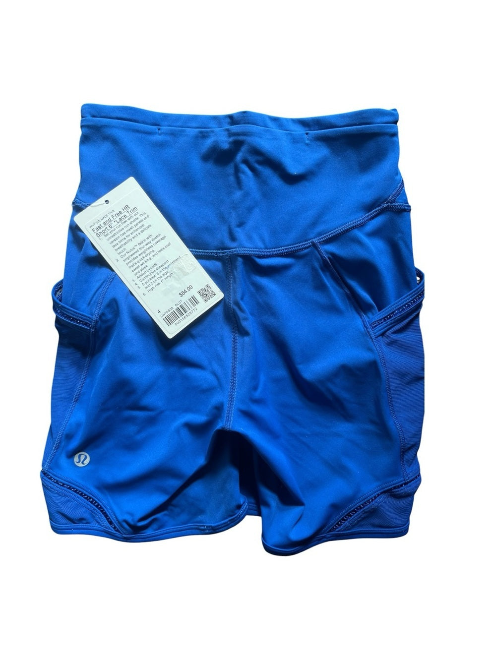 🍋Lululemon Fast and Free HR Short 6” - NWT - Galactic Cobalt - Size 6 🧢