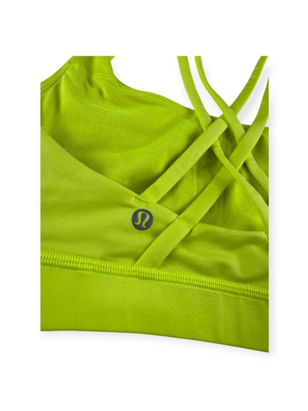 🌟 Lululemon Energy Bra *Medium Support - Peloton Neon - Size 2 🖤