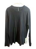 🌟 Lululemon Men's Cotton Jersey Long Sleeve - NWT - Black - Size M 🖤