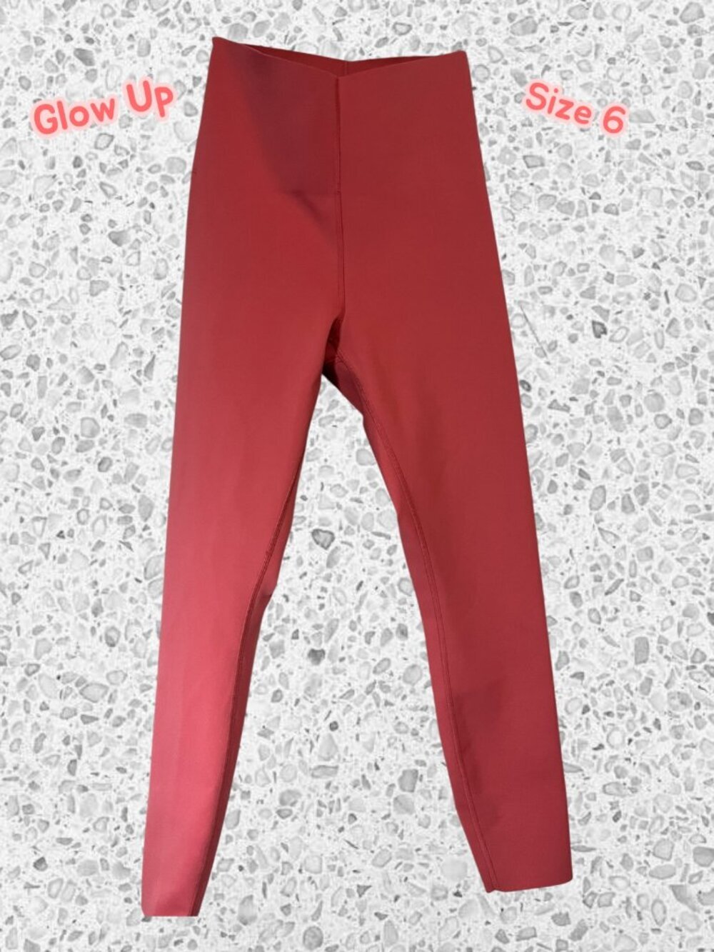 🍋Lululemon Glow Up Super-High-Rise Tight 25" - NWT - Desert Red - Size 6 ❤️