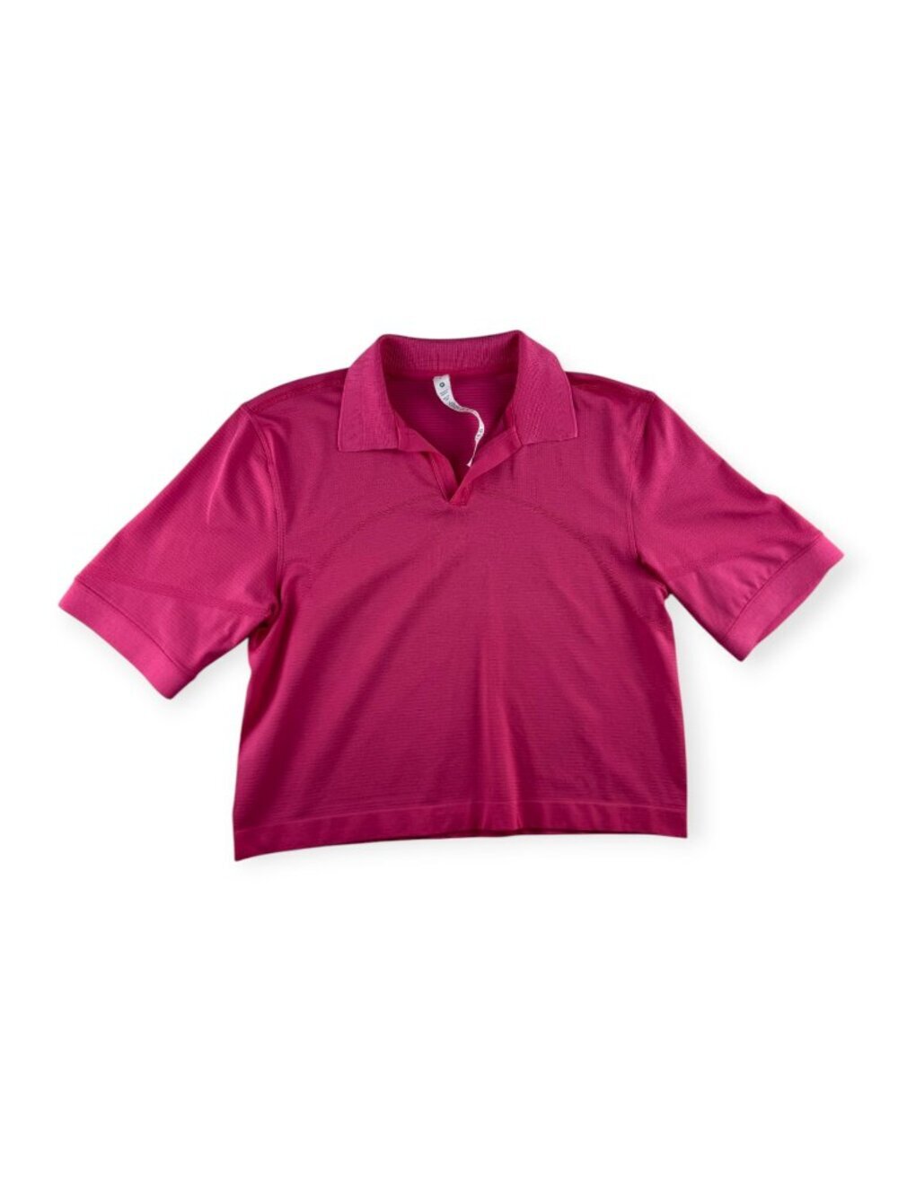 🌟 Lululemon Swiftly Tech Relaxed-Fit Polo Shirt - Lip Gloss - Size 6 🖤