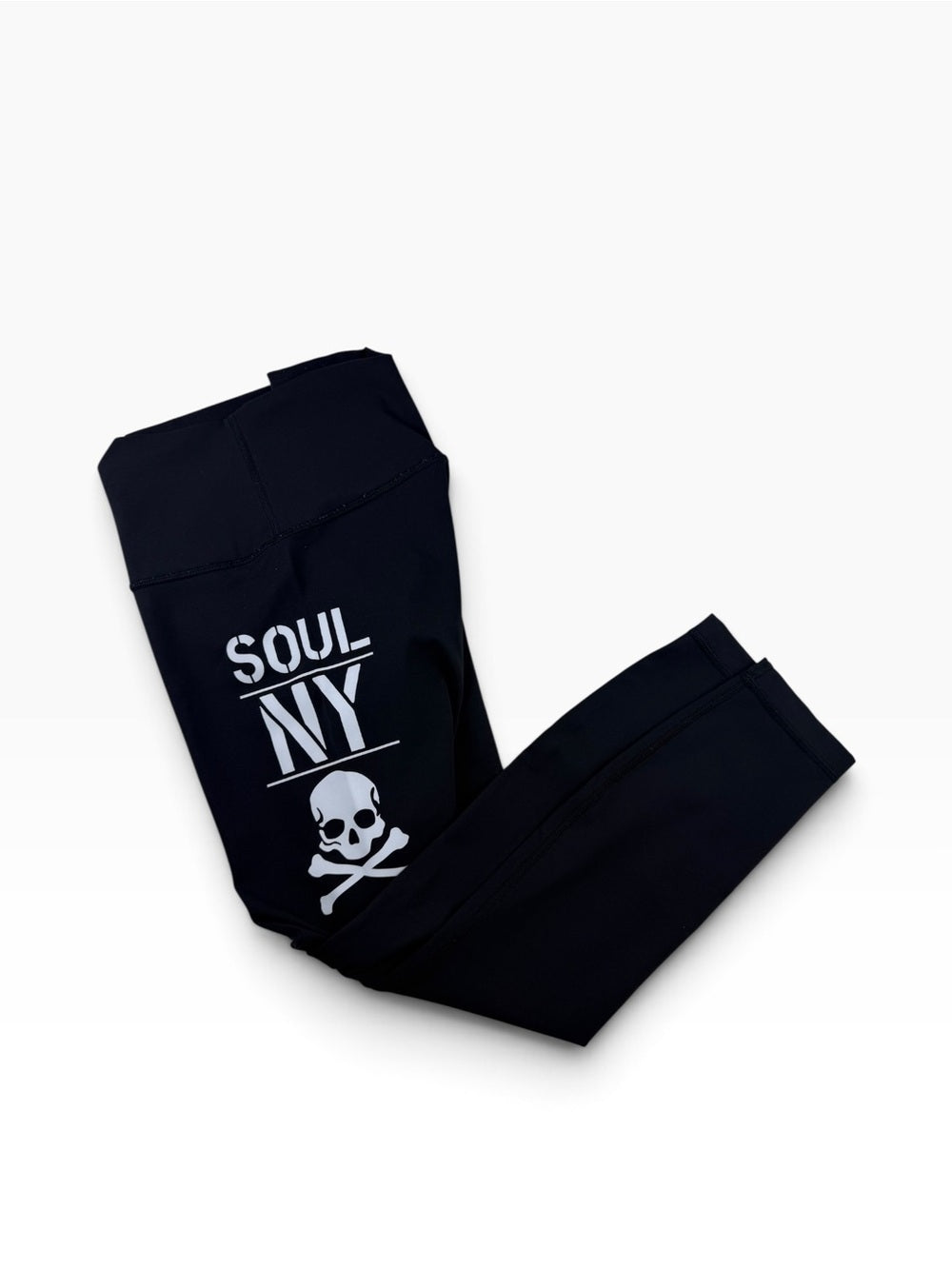 🌟 Lululemon x SoulCycle Tight 28” - Black/SOUL NY - Size 6 🖤💀