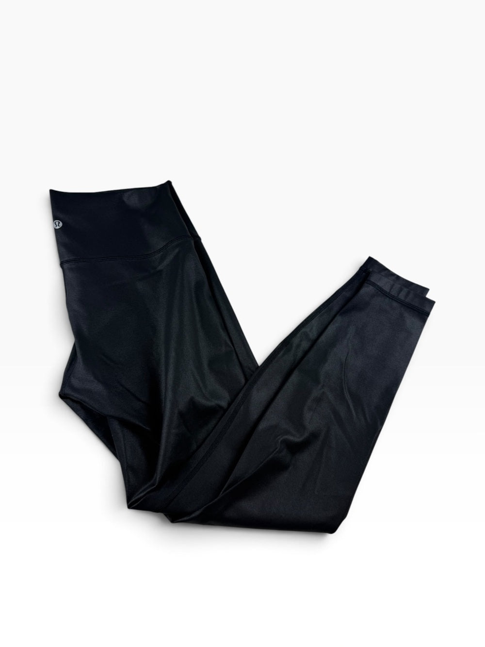 🍋 Lululemon Satin Shine High-Rise Tight 28” - Black - Size 10 🖤✨