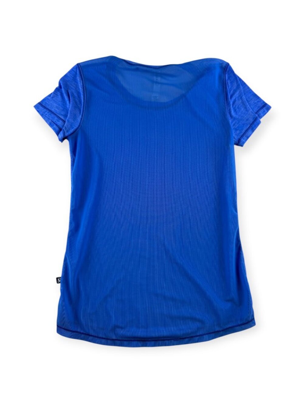🌟 Lululemon Beat The Heat Short Sleeve - Heathered Pipe Dream Blue - Size 4 🖤