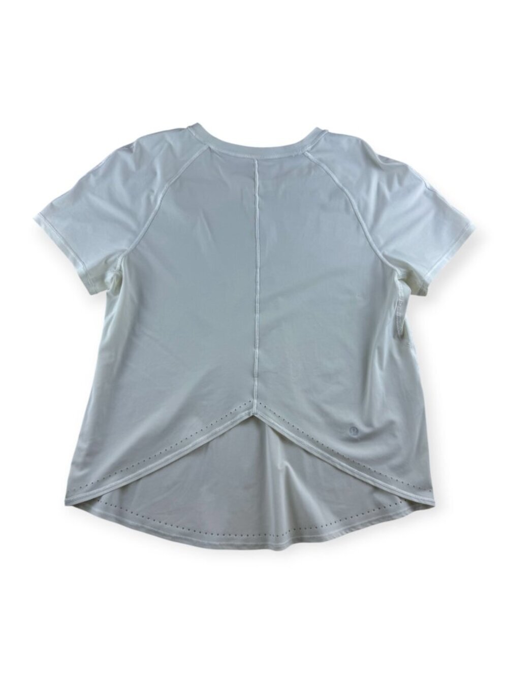 🌟 Lululemon Quick Pace Short Sleeve - White - Size L 10-12 🖤