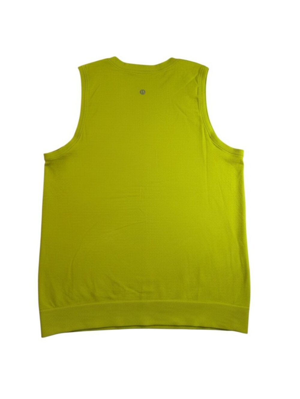 🌟 Lululemon Crew Neck Seamless Tank - Like New - Chartreuse Green - Size 12 🥑
