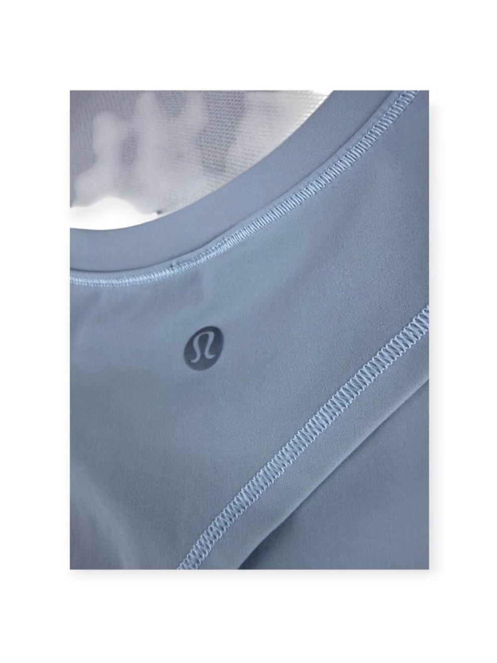 🌟 Lululemon Fold-Over Running Tank Top - Powder Blue - Size M 6/8 🖤