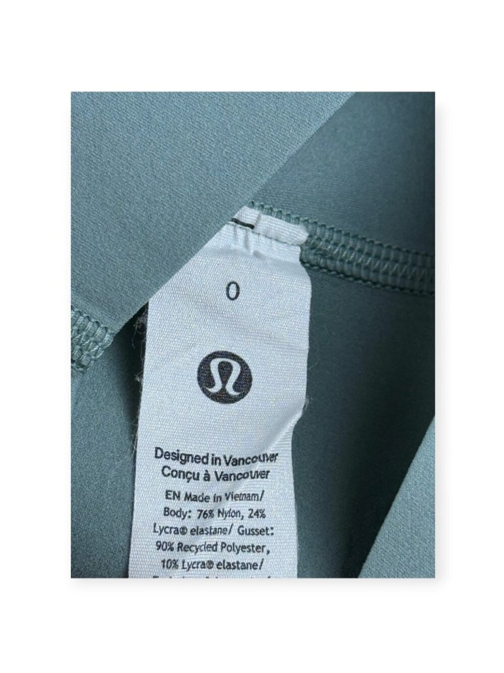 🌟 Lululemon Glow Up Super-High-Rise Tight 28" - Crater Blue - Size 0 🖤