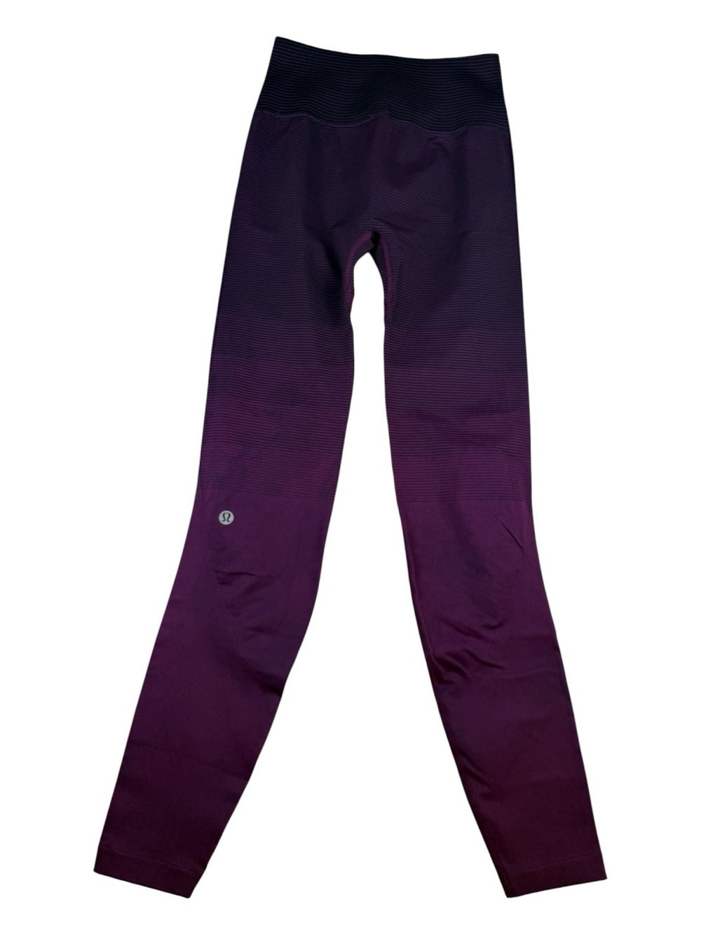 🍋Lululemon Ebb to Train Tight *Wash - Like New - Purple/Black Ombre - Size 4 🧞