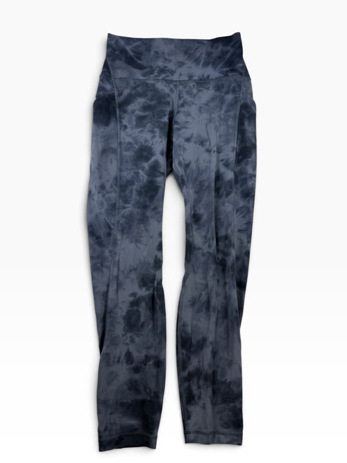 🍋 Lululemon Align Pant 28” - Diamond Dye Asphalt Grey True Navy - Size 0 💎
