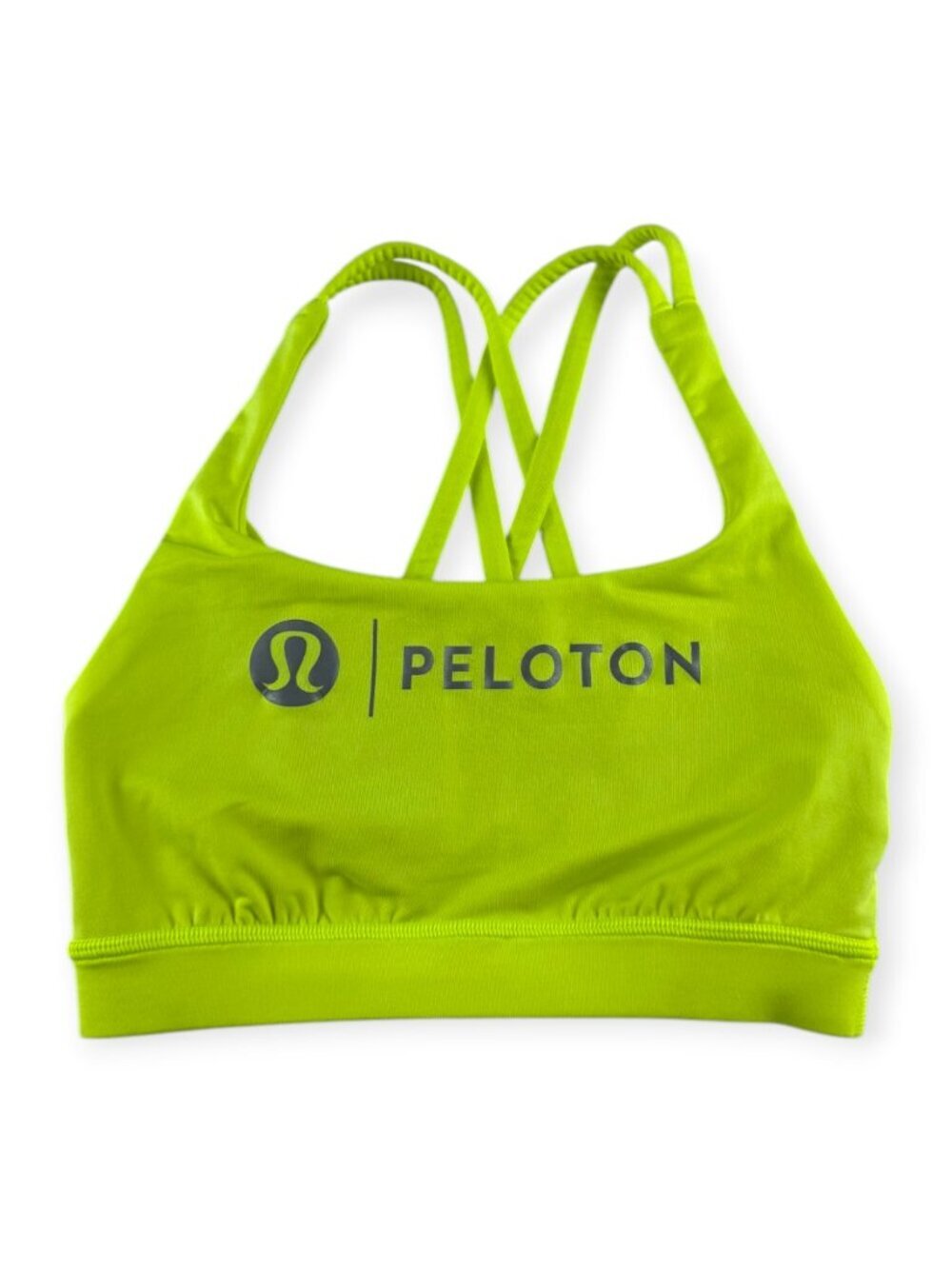 🌟 Lululemon Energy Bra *Medium Support - Peloton Neon - Size 2 🖤