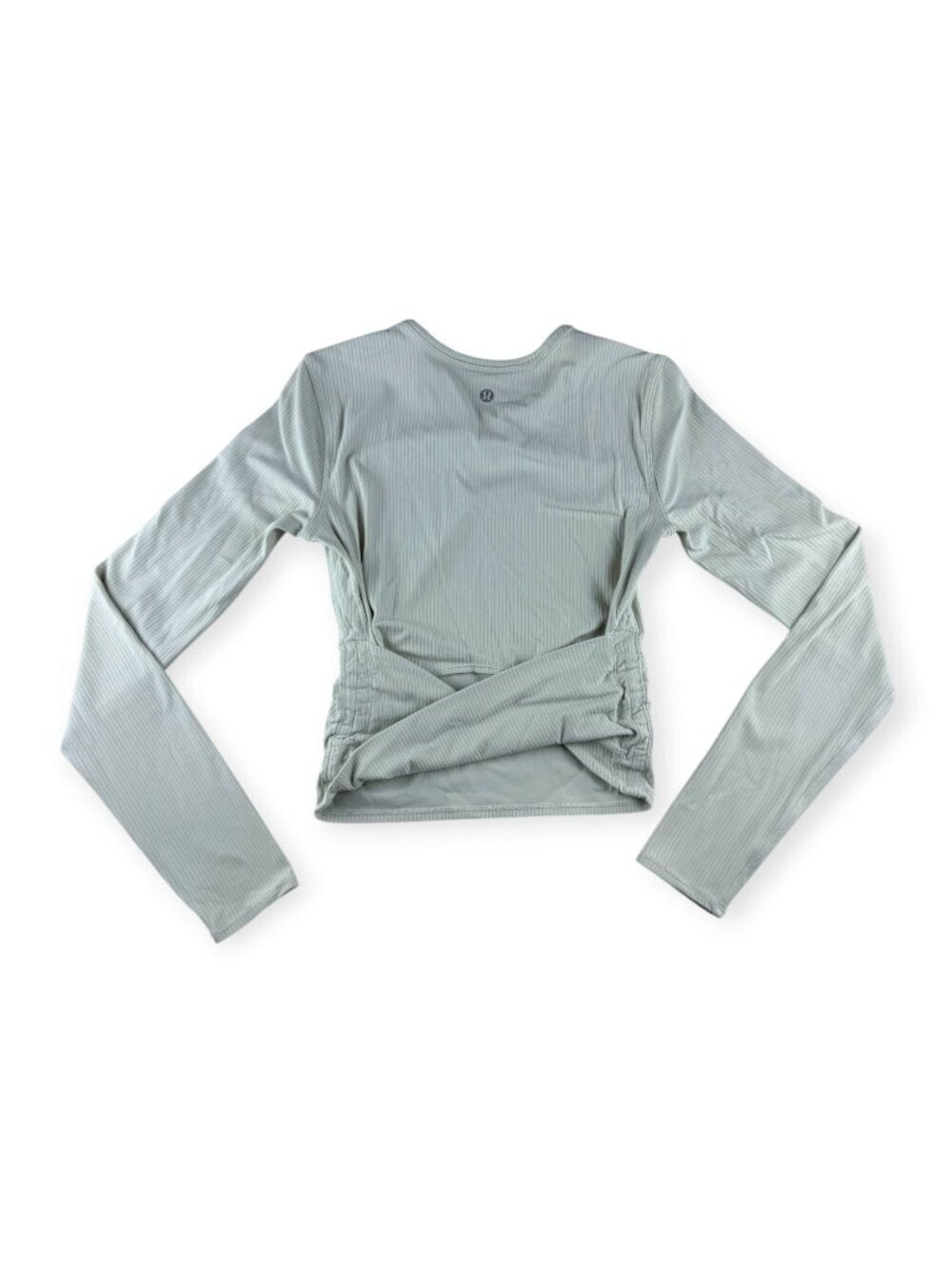 🌟 Lululemon All It Takes Back-Twist Ribbed Long-Sleeve - Bone - Size S/4