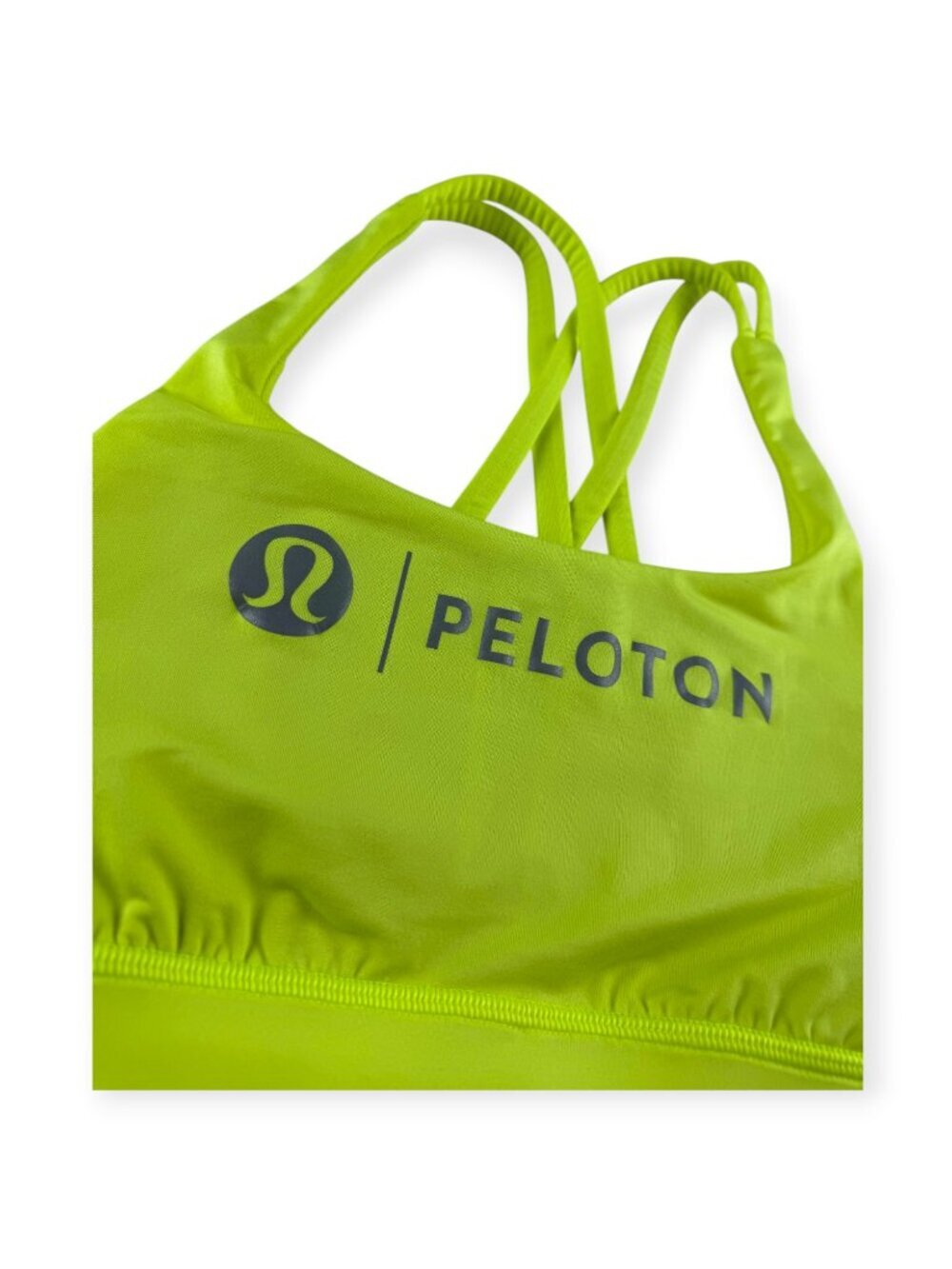 🌟 Lululemon Energy Bra *Medium Support - Peloton Neon - Size 2 🖤