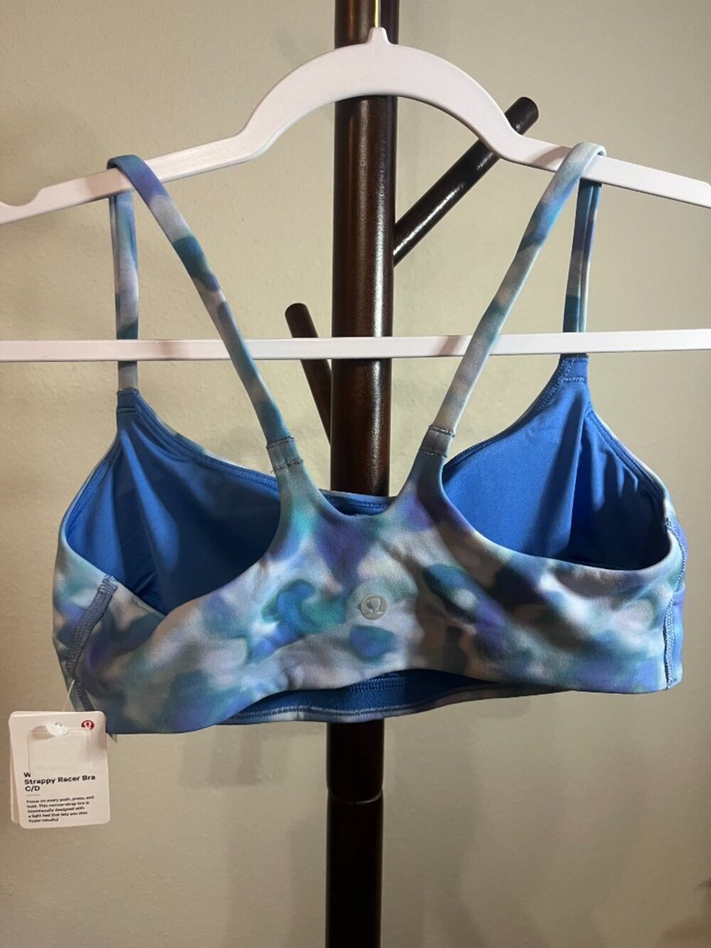 🍋Lululemon Wunder Train Strappy Racer Bra 💙🏎️