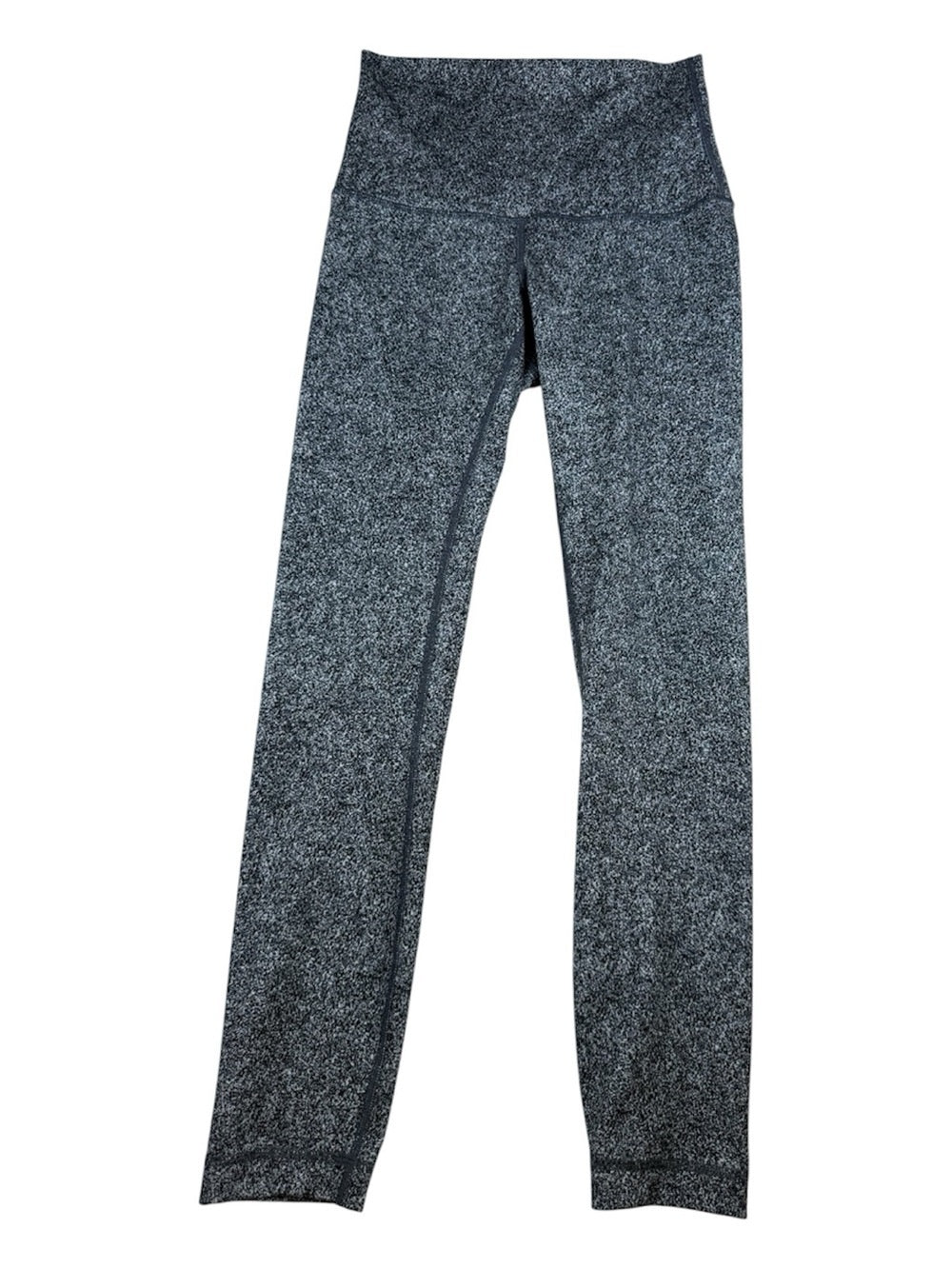 🍋 Lululemon Wunder Under High-Rise Tight 28” - Heathered Black - EC - Size 4 📓