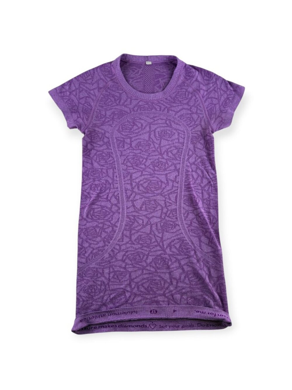 🌟 Lululemon Swiftly Tech Short Sleeve Crew - Heathered Regal Plum - Size 4 🖤