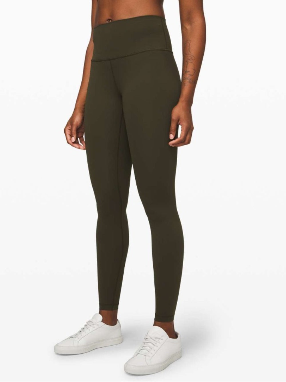🍋Lululemon Wunder Under HR Tight 28” Full-On Luxtreme - Dark Olive - Size 4 🫒