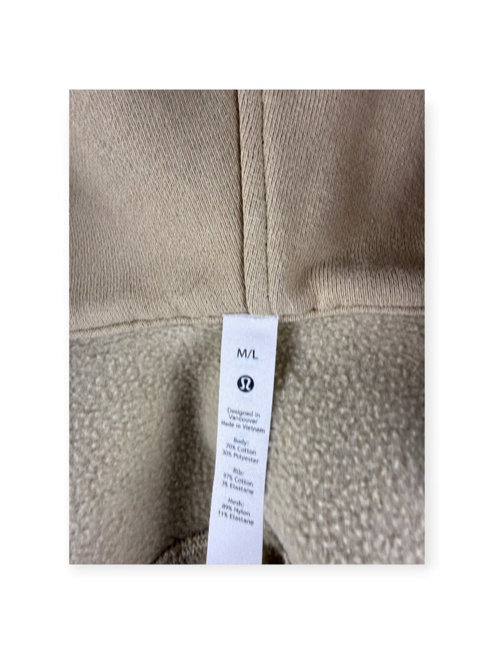 🌟 Lululemon Scuba Oversized 1/2 Zip Hoodie - Trench - Size M/L 🖤