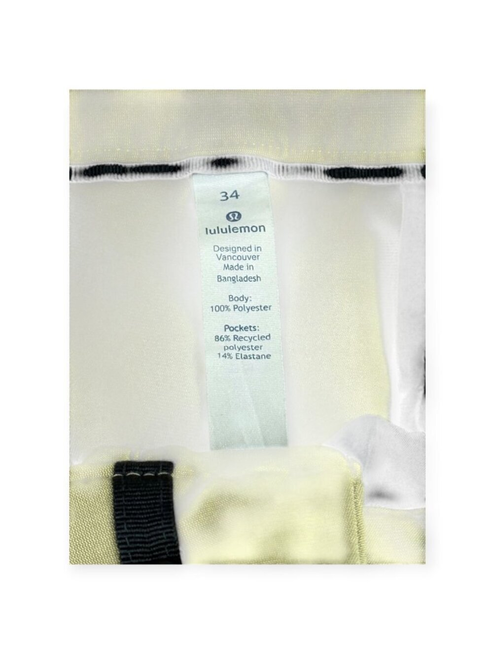 🌟 Lululemon Commission Pant Slim *Warpstreme 34" - Tofino Sand - Size 34 (Men's