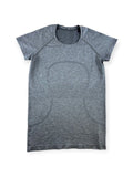 🌟 Lululemon Swiftly Tech Short Sleeve Crew - Slate/White - Size 8 🖤