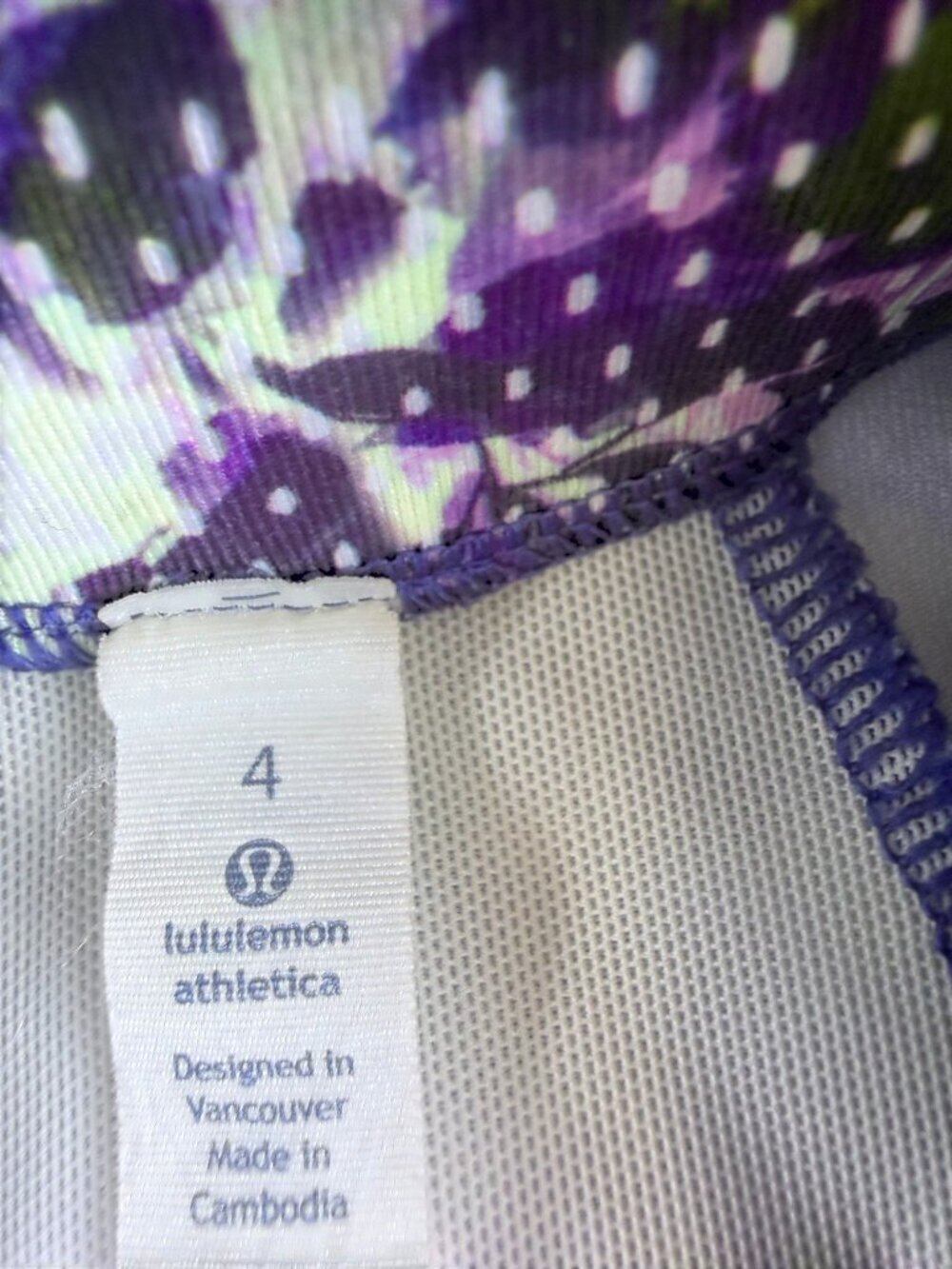 🍋Lululemon Define Jacket - Pre-Loved - Moody Mirage White Deep Navy - Size 4