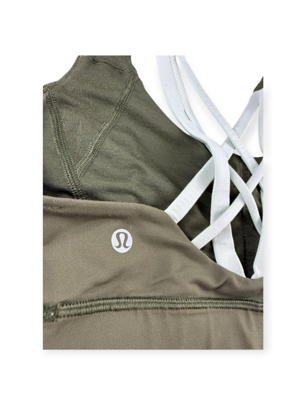 🌟 Lululemon Free to Be Elevated Bra - Dark Olive/Elixir - Size 6 🖤