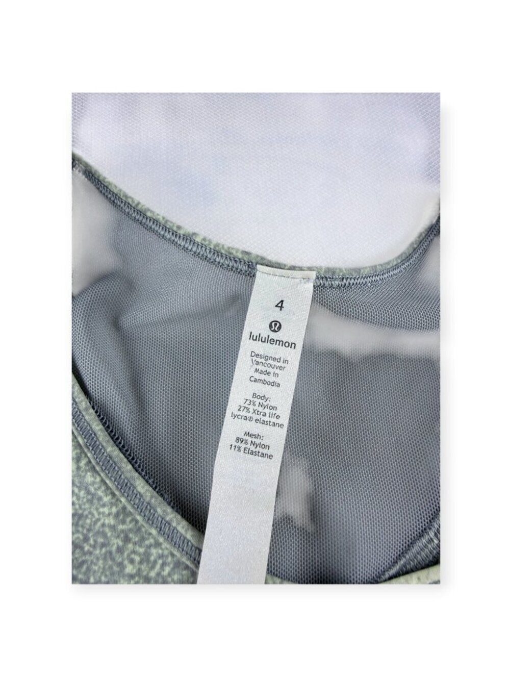 🌟 Lululemon Sculpt Tank II - Ocean Spray/Fluro Citrus - Size 4 🖤