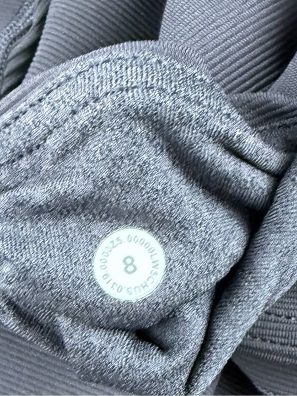 🍋 Lululemon Wunder Under High-Rise Tight *Ribbed 28” - Black - Size 8 🦾