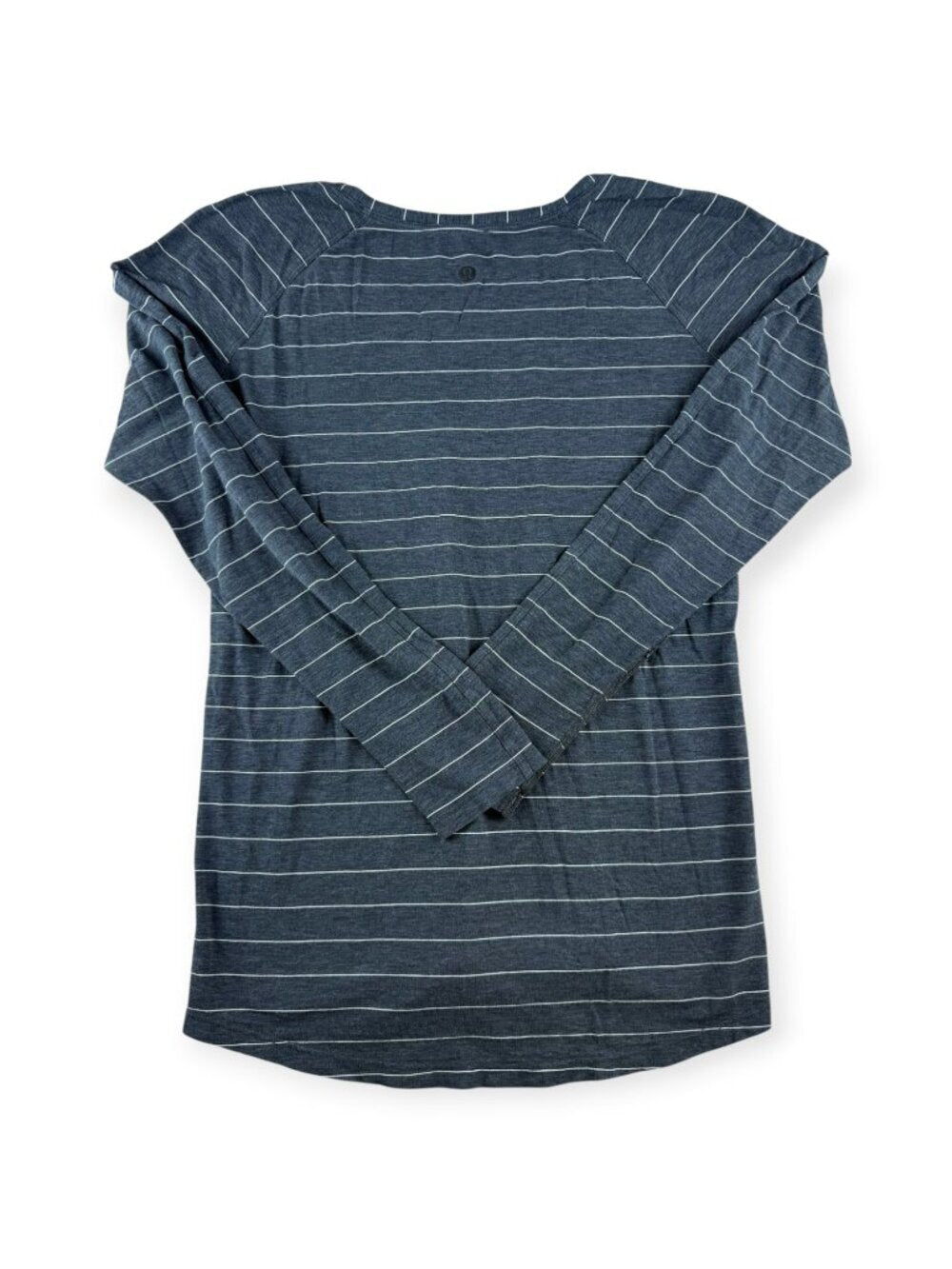 🌟 Lululemon Love Long Sleeve - Short Serve Stripe Heathered Medium Grey/White