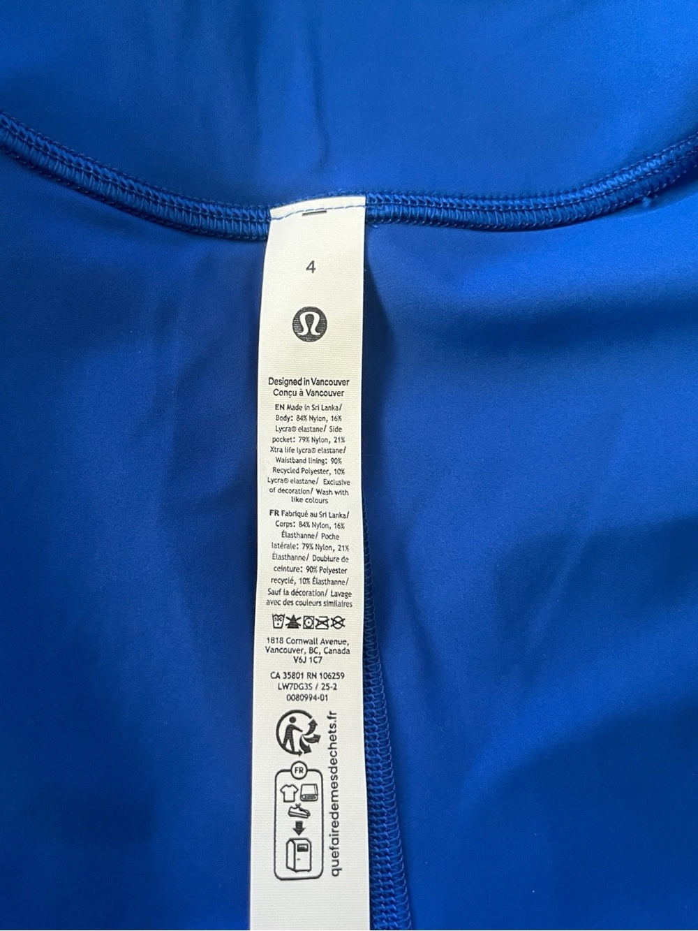 🍋Lululemon Fast and Free HR Short 6” - NWT - Galactic Cobalt - Size 6 🧢
