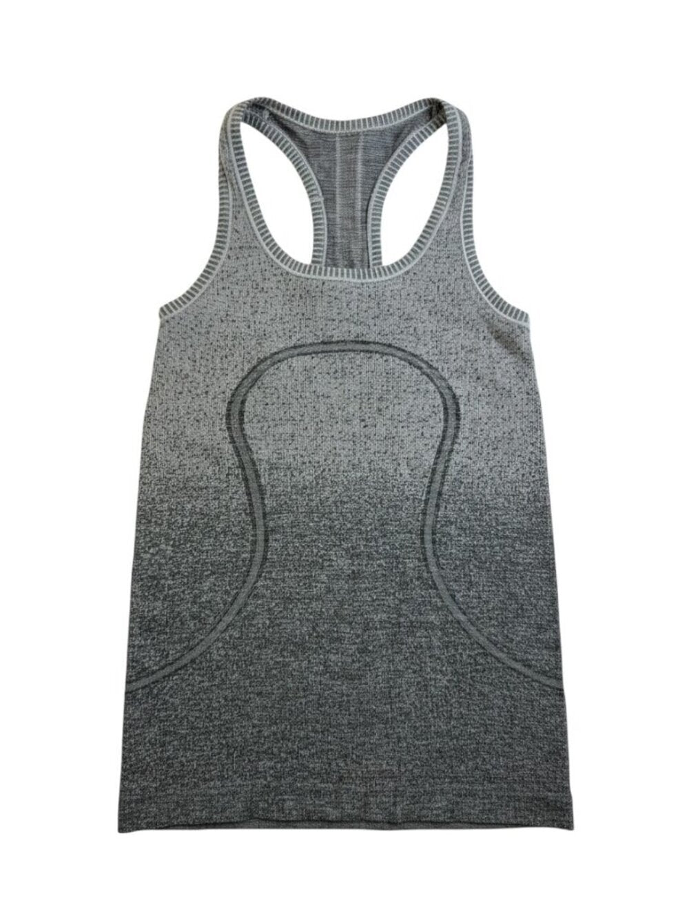 🌟 Lululemon Ebb to Street Tank - Like New - Heathered Grey Ombre - Size 4 🐱‍🏍