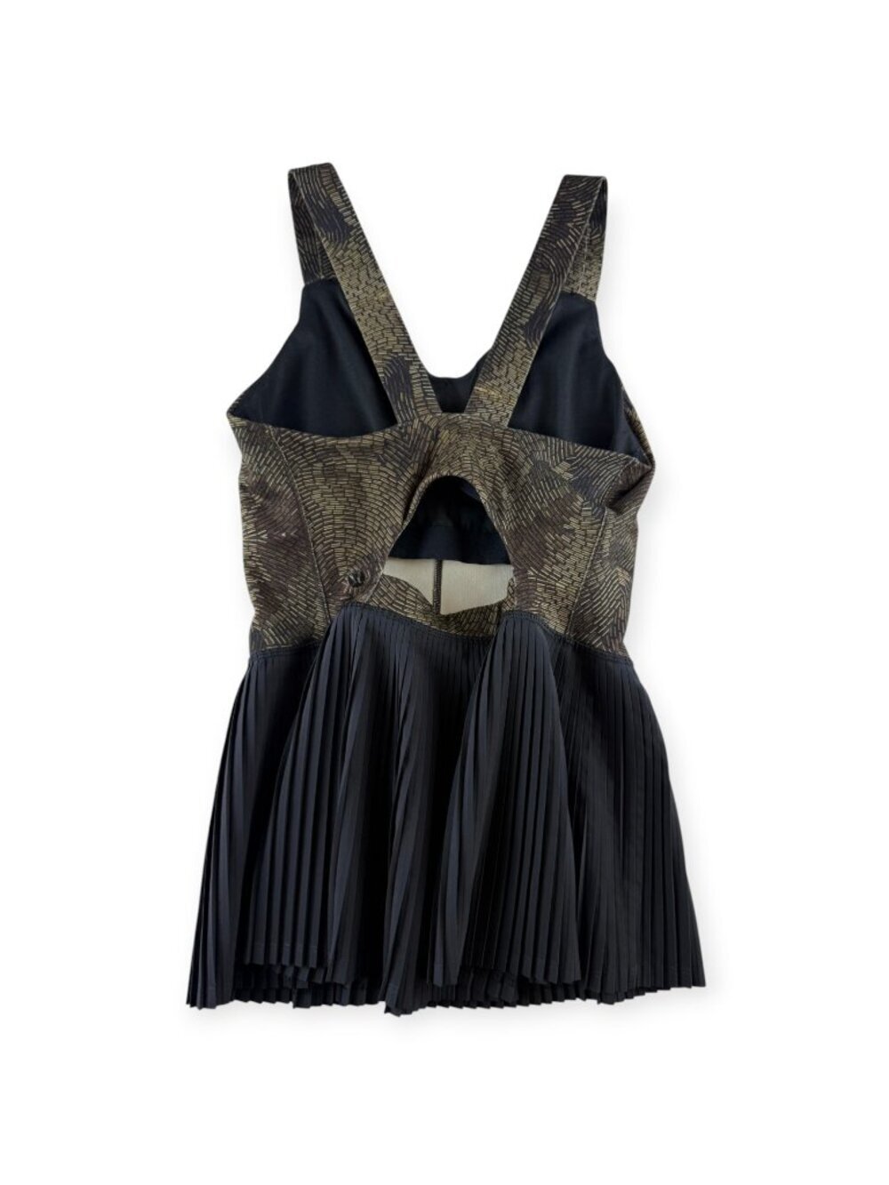 🌟 Lululemon City Tank - Golden Goddess Cashew Multi/Black - Size 6 🖤