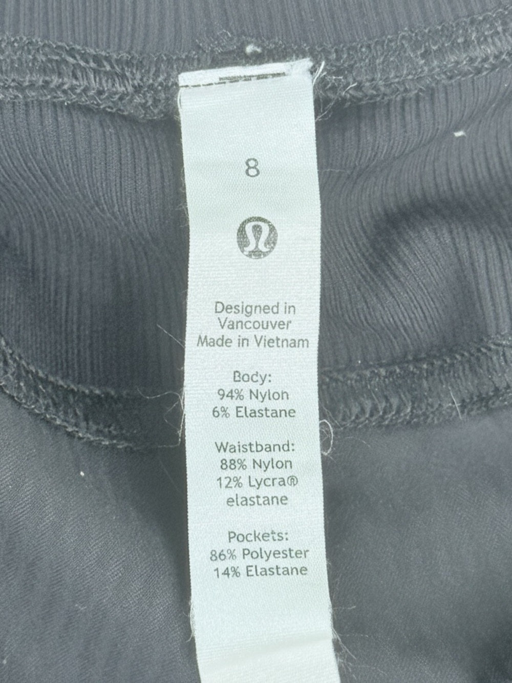 🍋Lululemon Dance Studio Mid-Rise Jogger - Black - Size 8 ⌚️