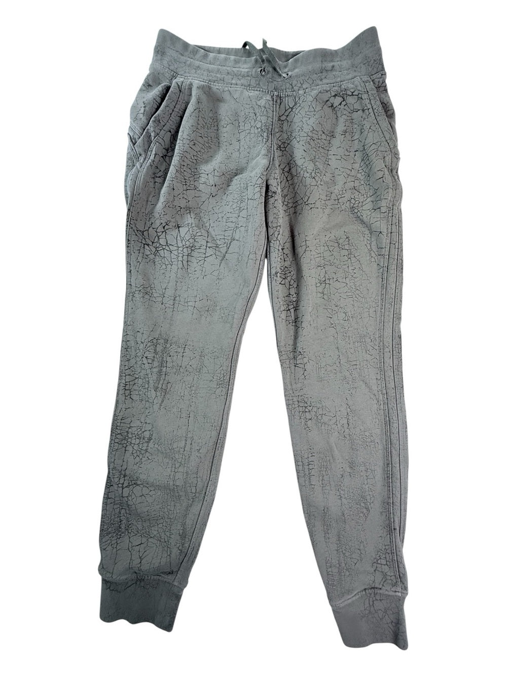 🍋Lululemon Scuba Jogger - Gray Crackle Print - Size 8 🖤