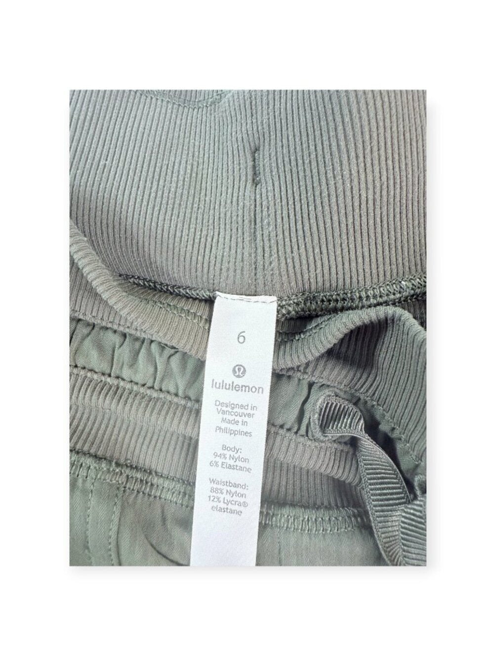 🍋Lululemon Dance Studio Jogger - Grey Sage - Size 6 🌿