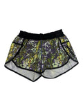 🍋Lululemon Speed Shorts - Retired Print - Moody Mirage - Size 6 💜💚