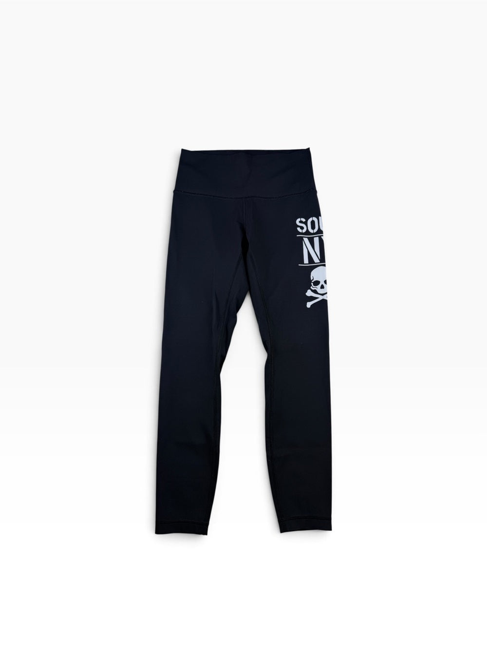 🌟 Lululemon x SoulCycle Tight 28” - Black/SOUL NY - Size 6 🖤💀