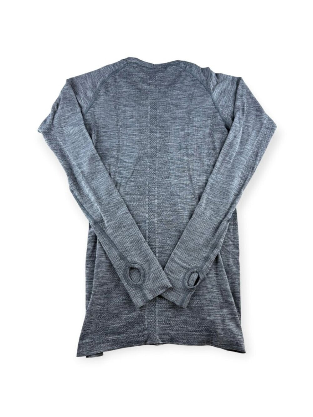 🌟 Lululemon Swiftly Tech Long Sleeve Crew - Slate/White - Size M/8 🖤