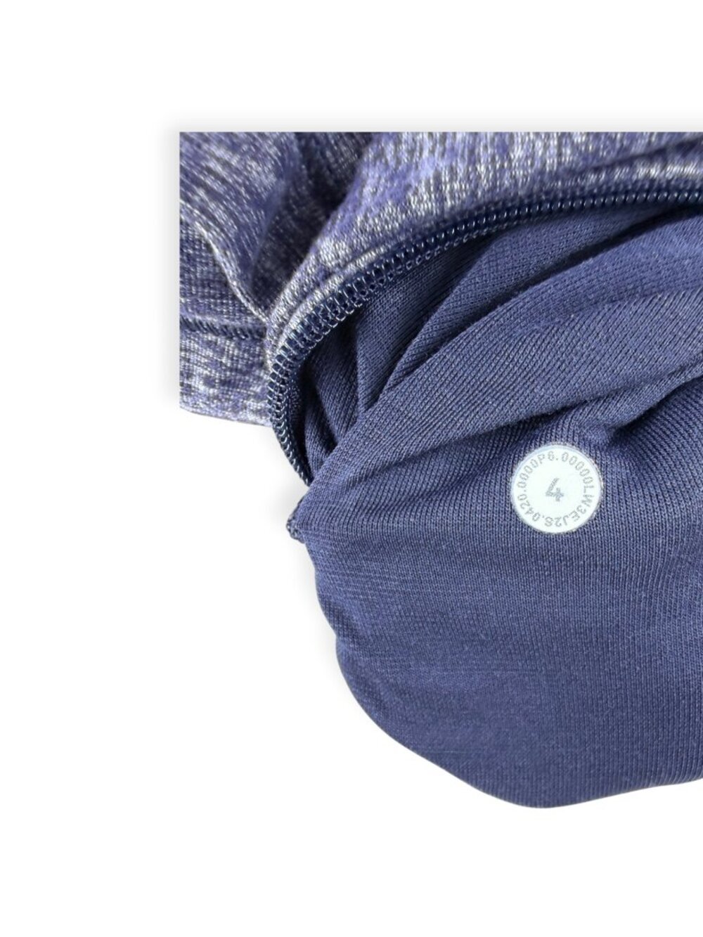 🌟 Lululemon Run Briskly 1/2 Zip - Heathered Cadet Blue - Size 4 🖤