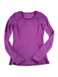 🌟 Lululemon Run Dash Pullover -Heathered Pink - Size L 🌸