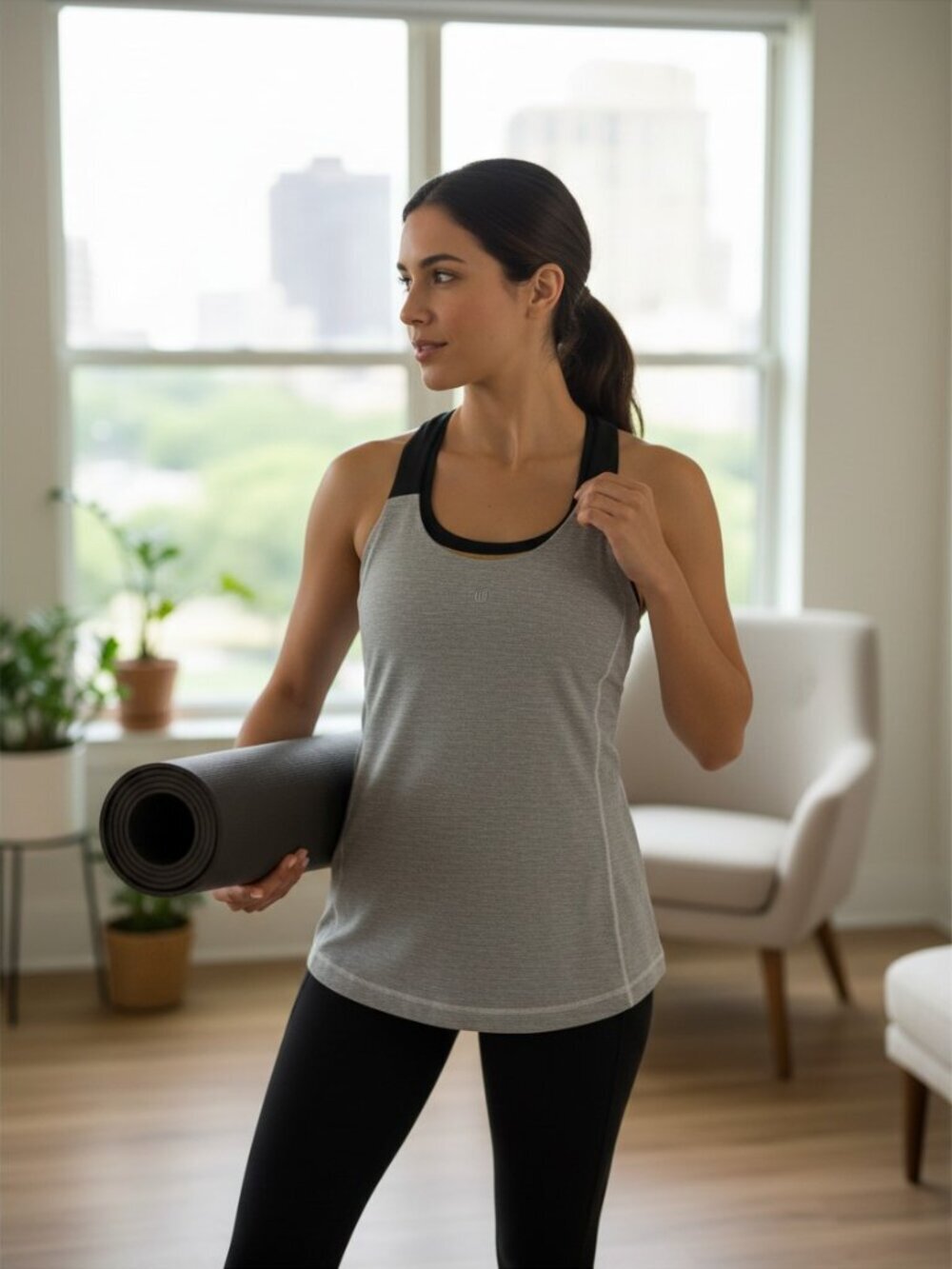 🌟 Lululemon Run: First Base Tank - Hyper Stripe - Size 8 🖤