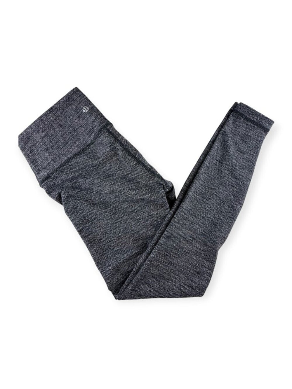 🌟 Lululemon Wunder Under Hi-Rise Tight *28" - Luon Variegated Knit Black Size 6