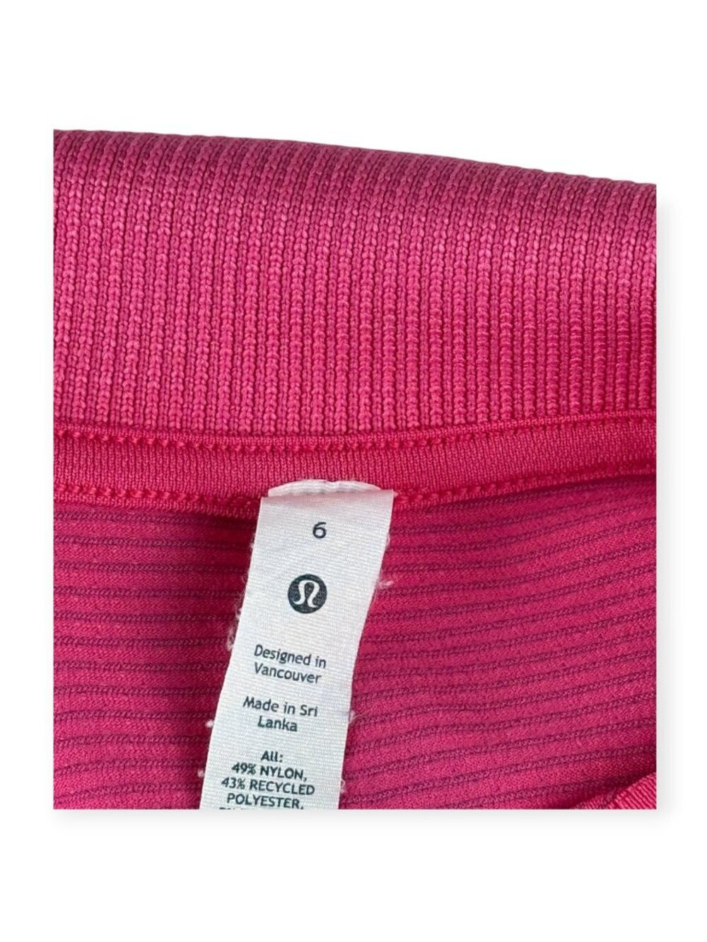🌟 Lululemon Swiftly Tech Relaxed-Fit Polo Shirt - Lip Gloss - Size 6 🖤